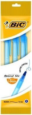 Produktbild Bic Round Stic (Blau, 3 x)