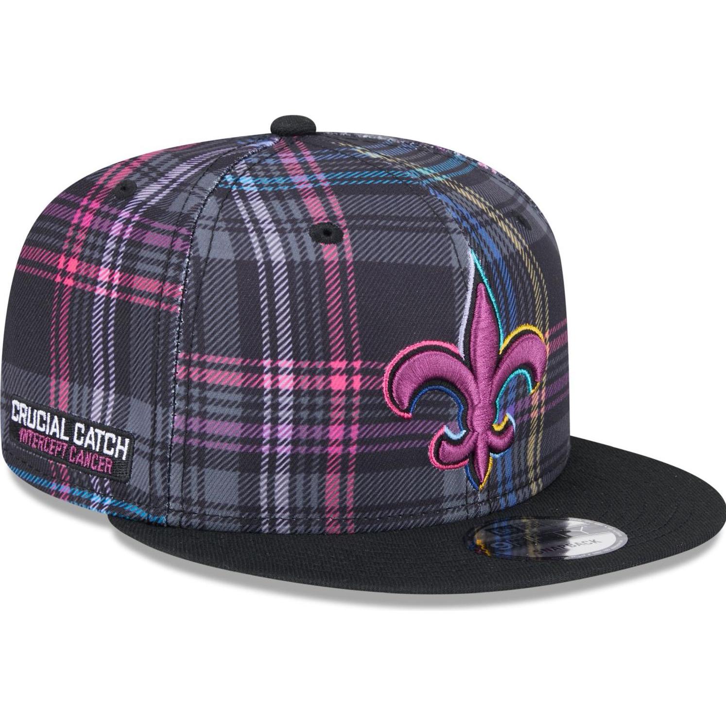 New Era, Herren, Cap, New Orleans Saints Crucial Catch 9Fifty Snapback Cap, Mehrfarbig, (One Size)