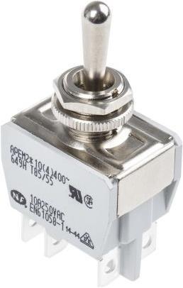 Produktbild APEM Kippschalter 2-polig E-A-E 10A 250VAC