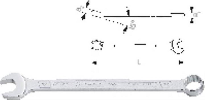 Produktbild HAZET Ring-Maulschlüssel 600NA-7/8 ∙ Aussen Doppel-Sechskant Profil ∙ 7⁄8 ″