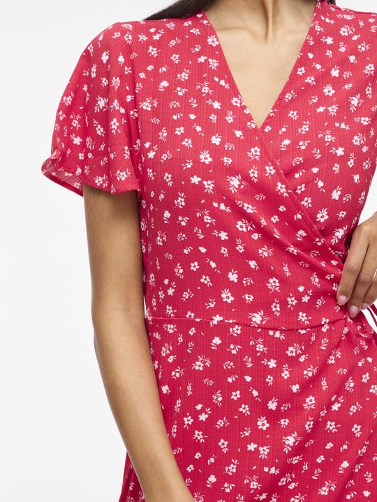 Produktbild Vila VILOVIE Kurzärmeliges Kleid mit V-Ausschnitt (42)