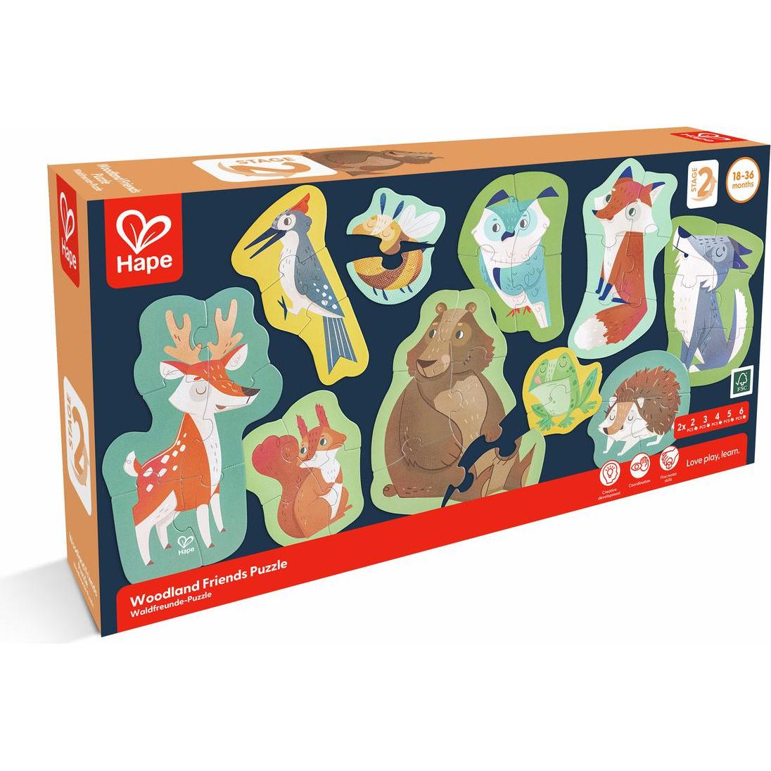 Hape Waldfreunde-Puzzle (40 Teile)