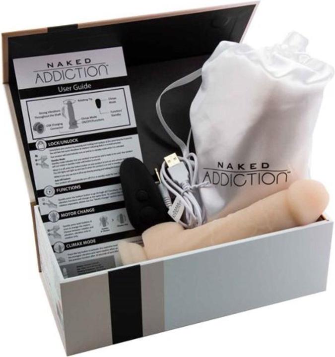 Actual product image Naked Addiction Realistischer rotierender Dildo mit Fernbedienung 23 cm