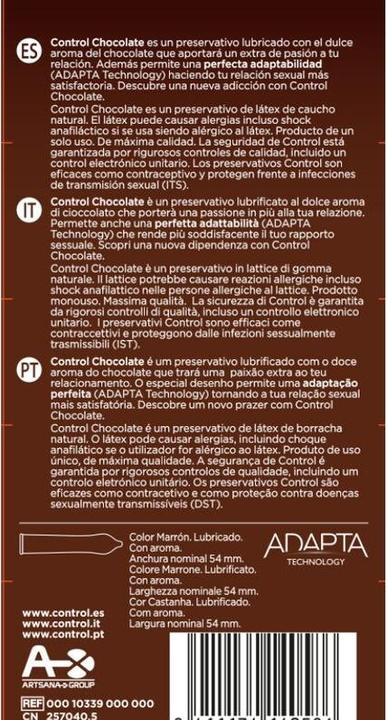 Immagine prodotto Control Preservativi Adapta Al Cioccolato 12 Unità (12 pz.)