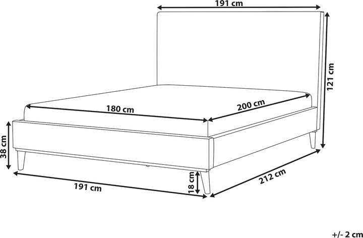 Actual product image Beliani Bayonne (180 x 200 cm)