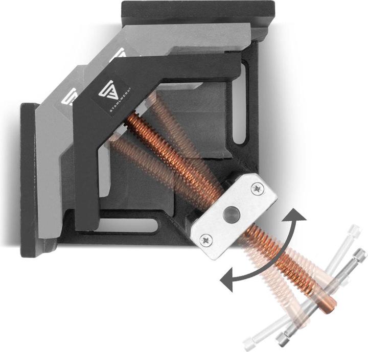 Stahlwerk Pince pour angle de soudage Pince de serrage angulaire avec angle de 90° et ouverture de 100 mm (100 mm)