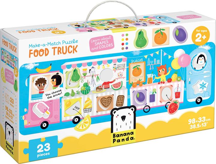 Produktbild Banana Panda Maak de puzzel passend Food Truck (23 Teile)