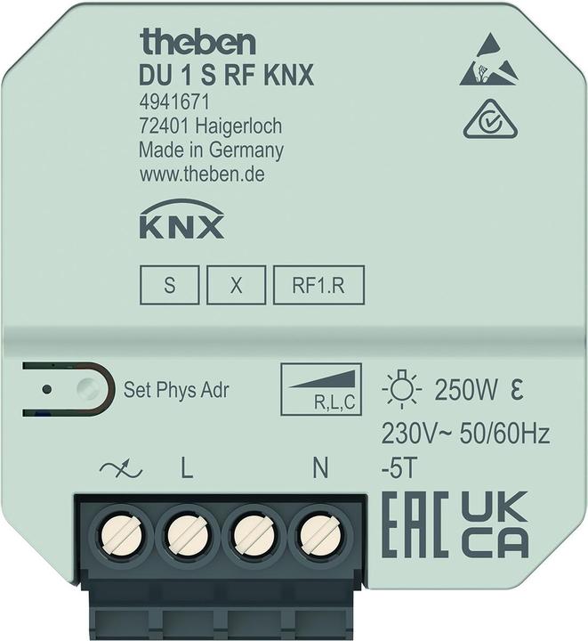 Produktbild Theben Du 1 S Rf Knx (Dimmaktor)