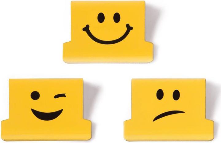 Produktbild Rapesco 1335 Supaclip® 40 Nachfüllklammern mit Emojis (gelb) - Packung mit 100 Stück (100 x)