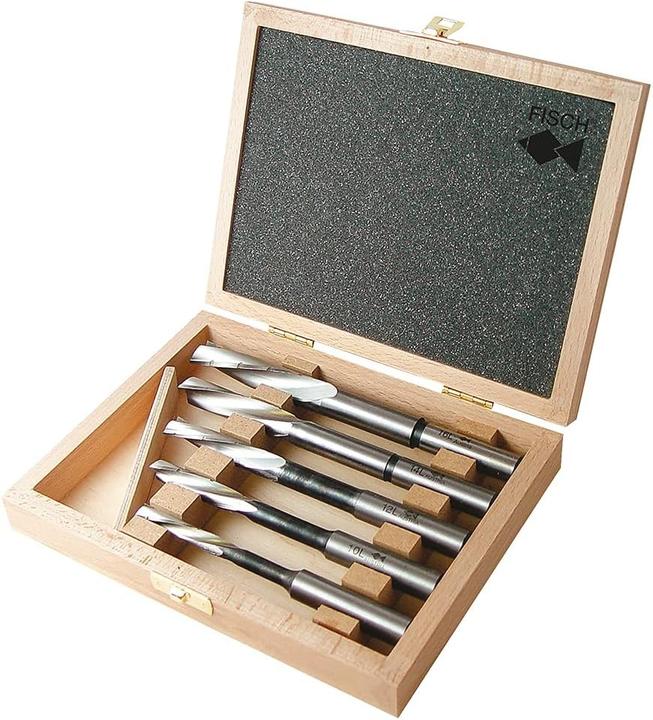 Actual product image Fisch 02480005LK long hole drill set 5piece twisted version leftsloping (16 mm)