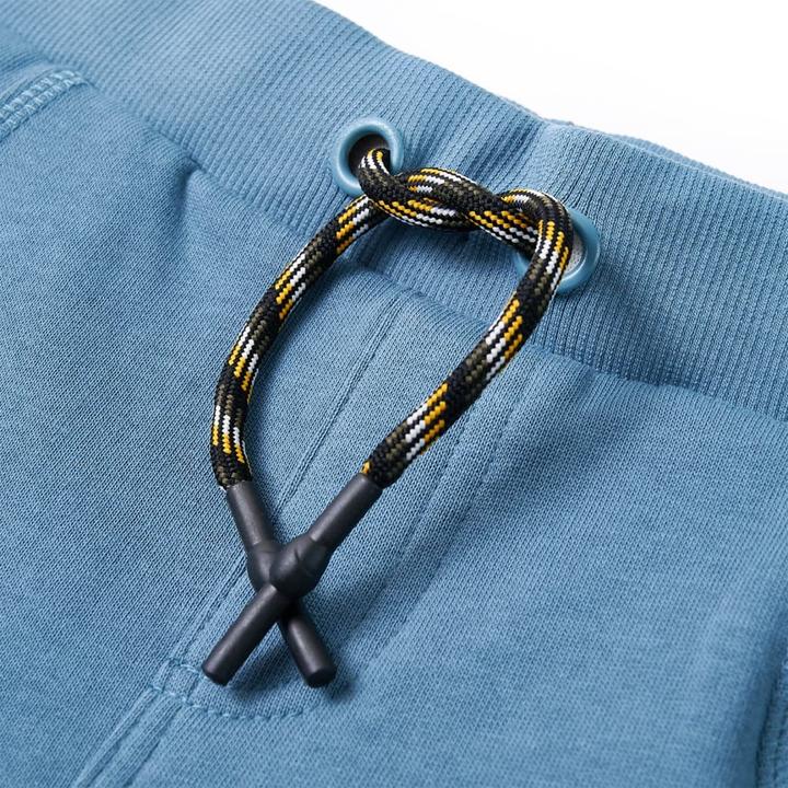 Produktbild vidaXL Kinder-Trainingshose Mittelblau 116,Material: 80 (116)