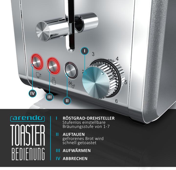 Produktbild Arendo Langschlitz Toaster