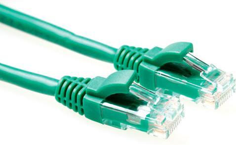 ACT Green 2 meter U/UTP CAT6 patch cable component level with RJ45 connectors (CAT6, 2 m)