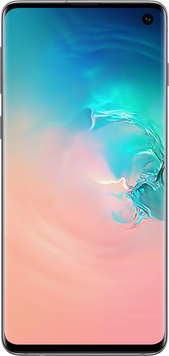 Actual product image Samsung Galaxy S10 (128 GB, Prism Silver, 6.10", Hybrid Dual SIM, 16 Mpx, 4G)