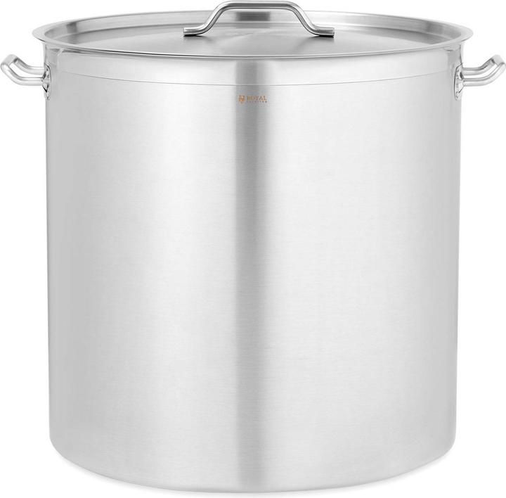 Immagine prodotto Royal Catering Pentola per induzione - 130 L - 550 mm (55 cm, Pentola, Acciaio inossidabile)
