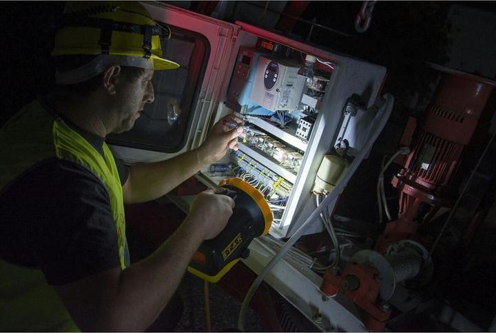 Produktbild S.T.A.K Akku Handscheinwerfer LED Handstrahler Trainspotting (1600 lm)