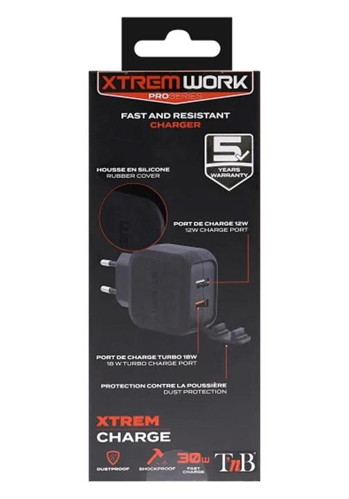 Produktbild T'nB Xtremework Netzteil 27W 30W, 3A, 2x USB A (30 W, 2 Ports)