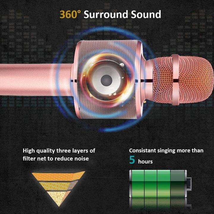 Produktbild Bonaok Bluetooth Karaoke Mikrofon