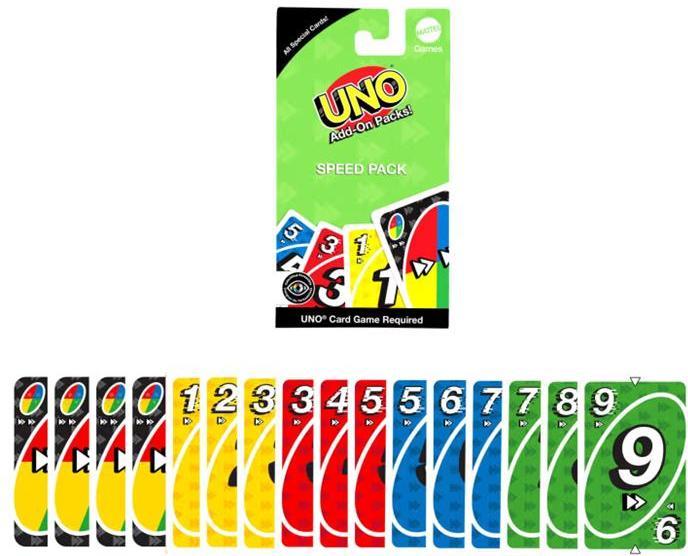 Produktbild Mattel UNO Erweiterungsset Tempo-Set (Englisch)