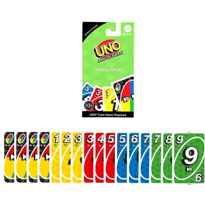 Mattel UNO Erweiterungsset Tempo-Set