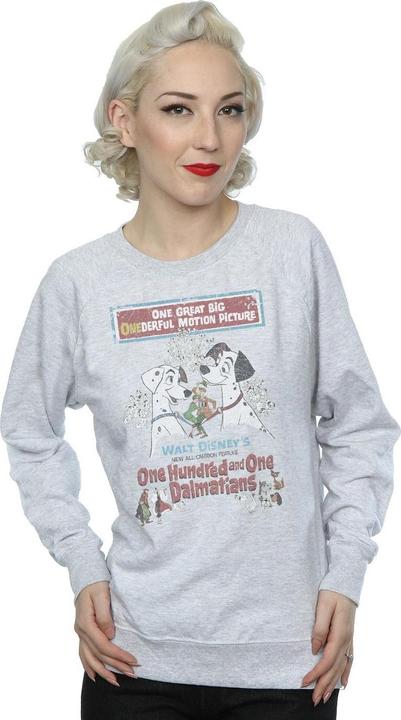 Immagine prodotto 101 Dalmatians Felpa donna/donna Retro Poster (M)