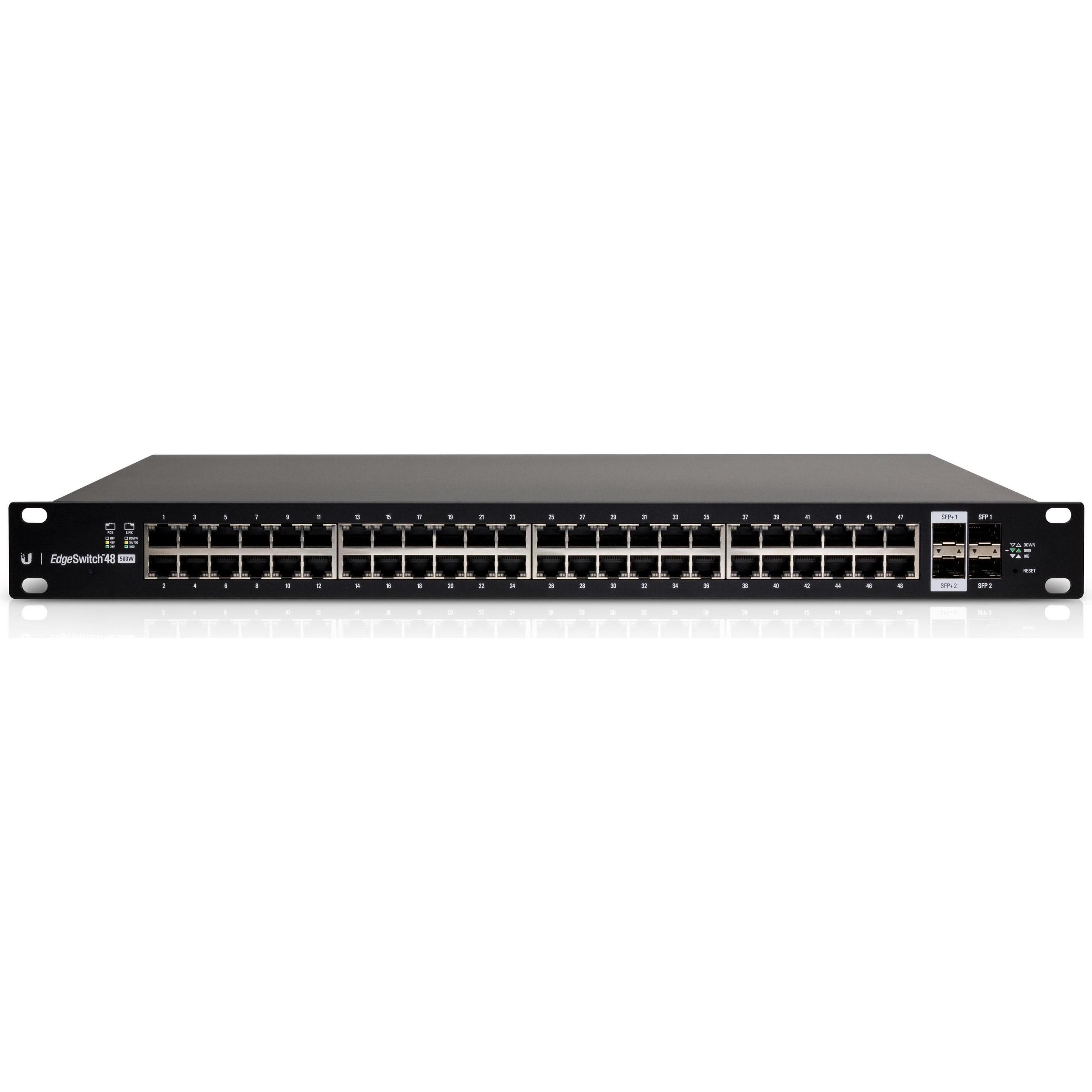 Ubiquiti Edgeswitch ES-48-500W (48 Ports), Netzwerk Switch, Schwarz