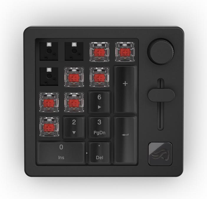 Actual product image Glorious GMMK Wireless Numpad - Fox Switches (Numeric keypad, Cable, Wireless)