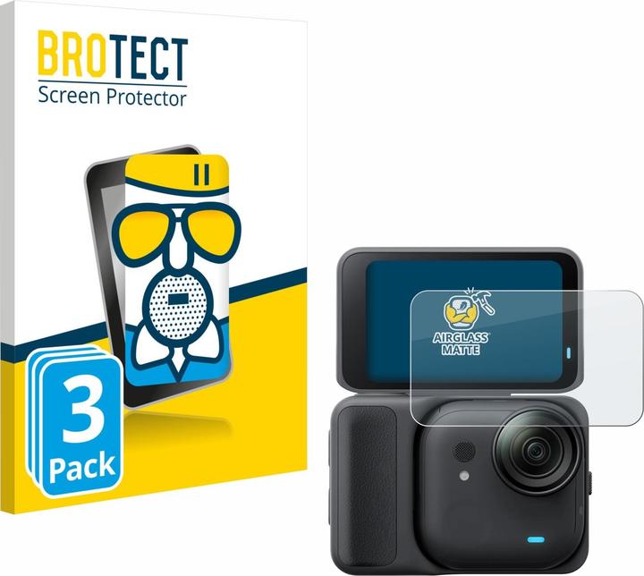 Produktbild BROTECT Schutzglas für Insta360 Go Ultra Schutzfolie Displayschutz Display Schutz Glas Folie matt