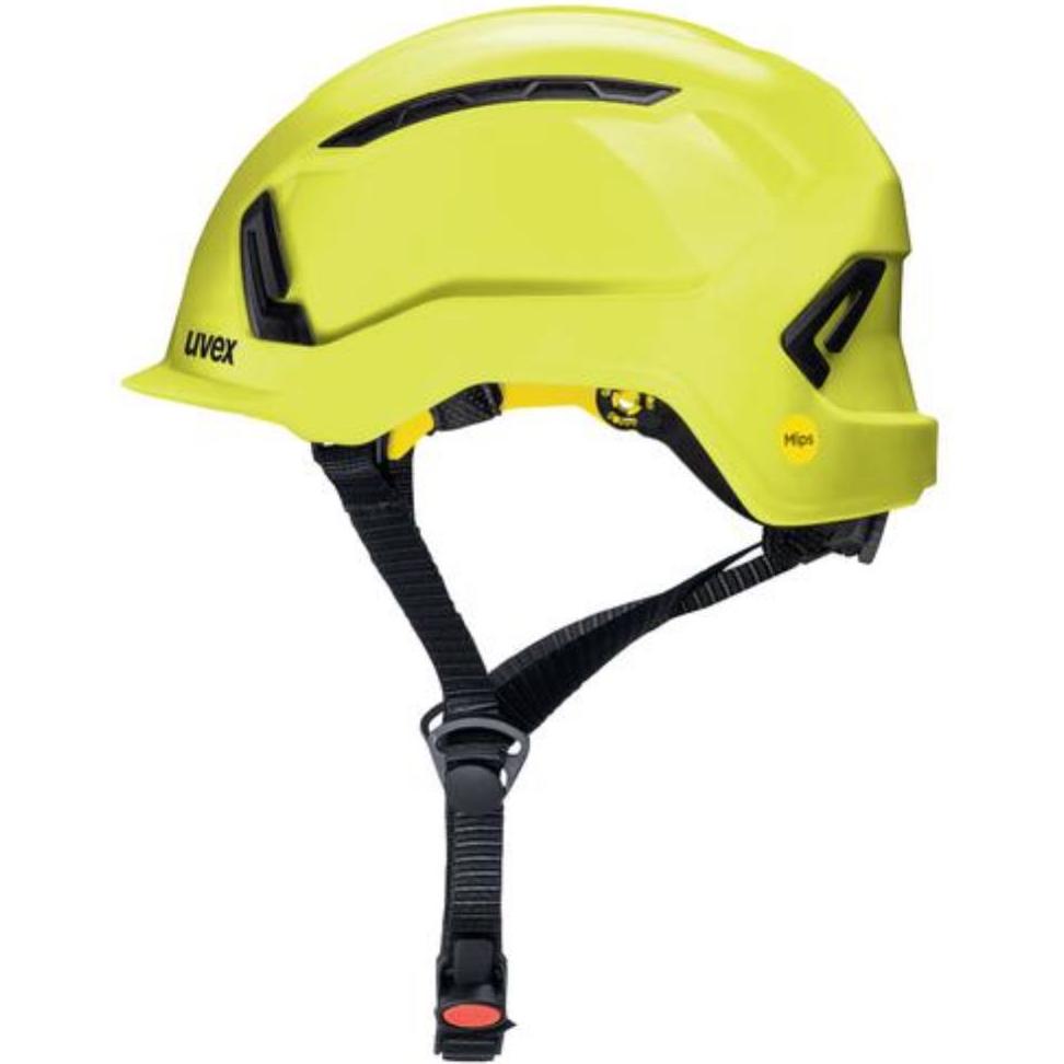 Uvex Safety, Kopfschutz, Schutzhelm pronamic alpine mips 9735131 gelb mit Lüftungen (63 cm)