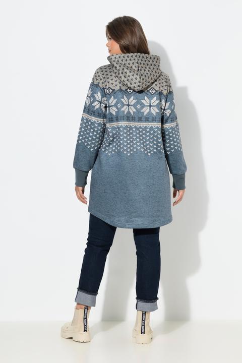 Produktbild Laurasøn Strickfleece-Jacke, Kapuze, Langarm (40)