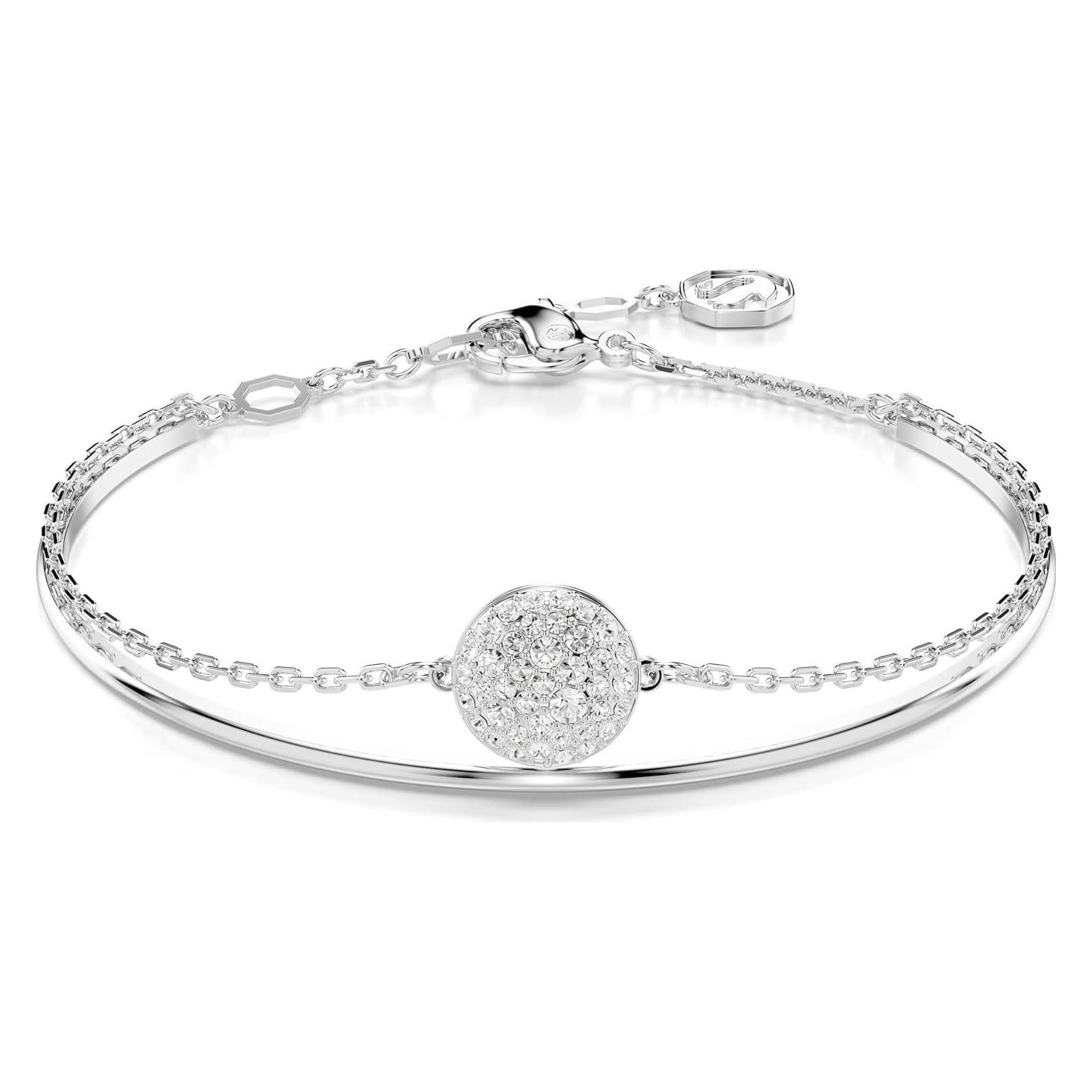 Swarovski, Armbanden, Meteora Armband Wit, (17 cm, Swarovski Metaal)