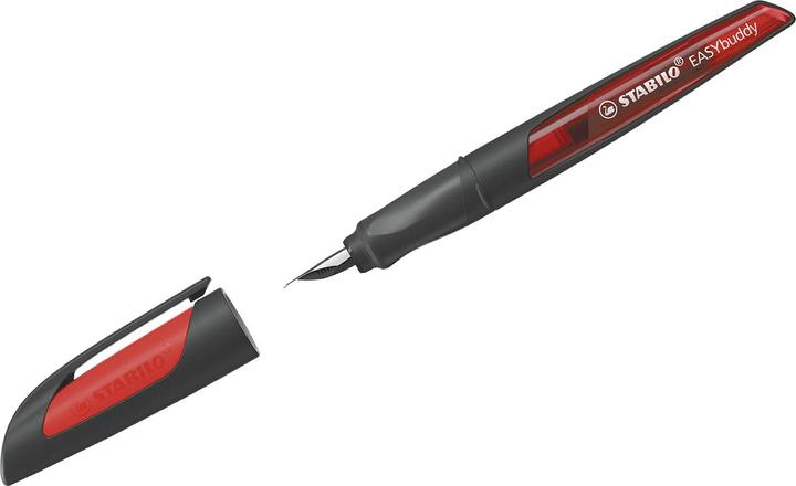 Actual product image STABILO EASYbuddy school fountain pen with standard nib (Black / Red, 1 x)