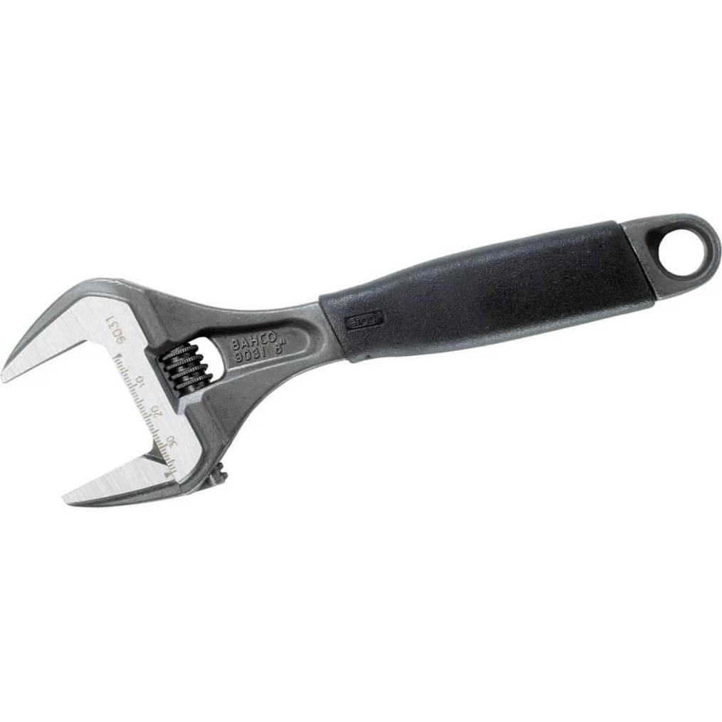 Bahco, Schraubenschlüssel, ERGO 38-mm-Rollgabelschlüssel mit extragrosser Öffnungsweite, Zentralmutter und Gummigriff, p...