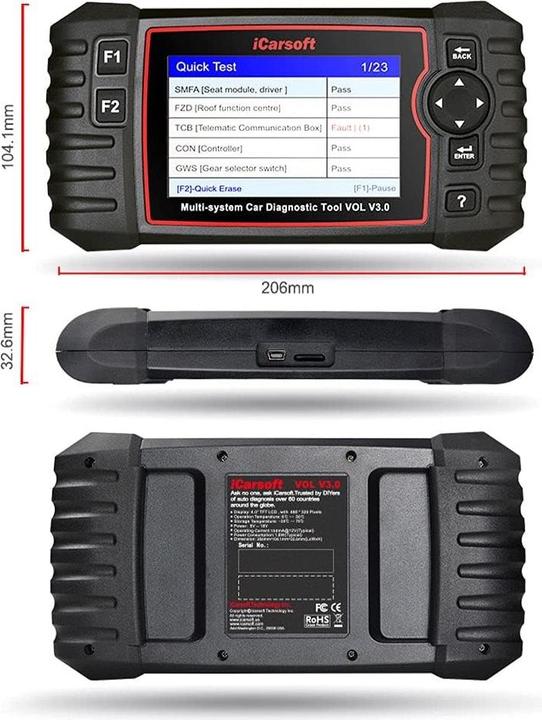Produktbild ICarsoft VOL V3.0