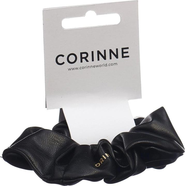 Immagine prodotto Corinne Fascetta per capelli vegan scrunchie nera (Elastico per capelli)