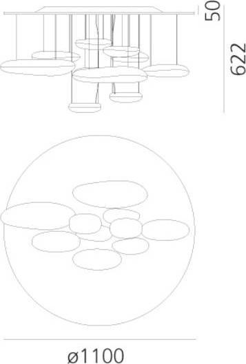 Artemide Mercury Ceiling (2893 lm)