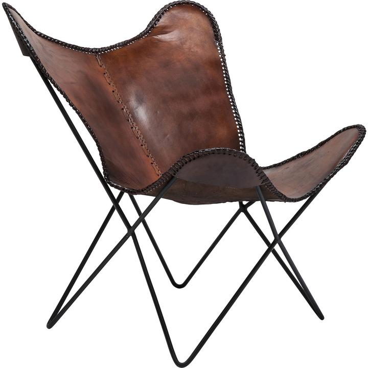 Image du produit Kare Design Fauteuil Butterfly Brown Eco