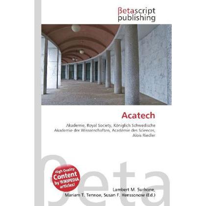 Thumbnail - Acatech, Fachbücher von Lambert M. Surhone, Miriam T. Timpledon, Susan F. Marseken