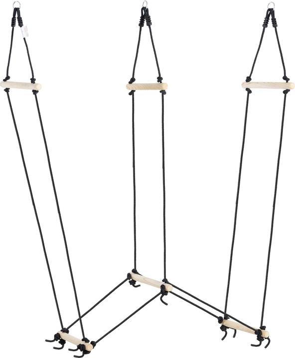 Outsunny Échelle à crinoline pour enfants avec barreaux en bois