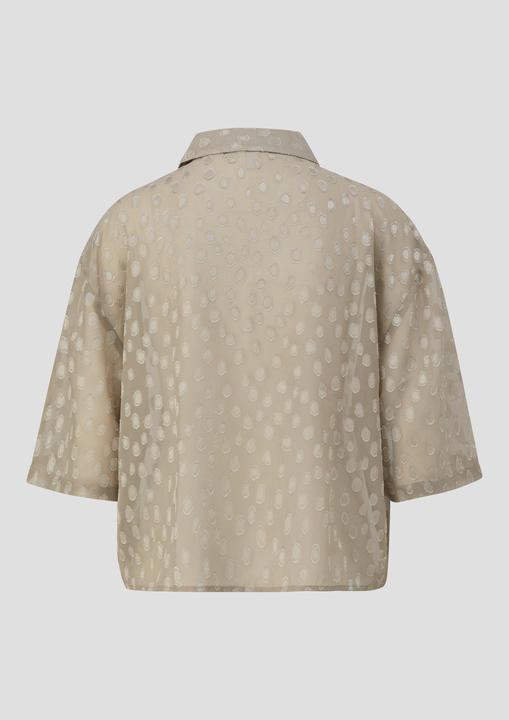 Immagine prodotto s.Oliver Bluse Verkürzte leicht transparente Bluse (38)