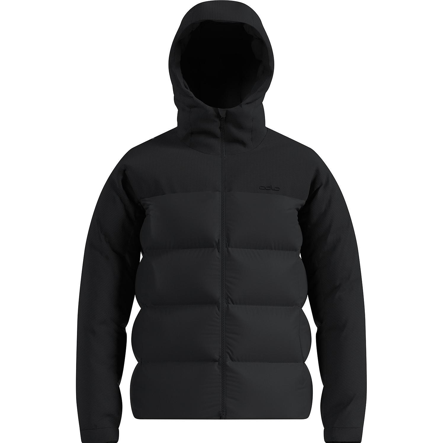 Odlo, Uomini, Giacche invernali, Ascent Daunenjacke mit Kapuze, Nero, (XXL)