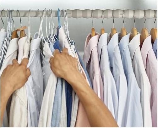 Produktbild Joseph Joseph 2er Set Orderly Schienenabstandhalter für Hemden ecru