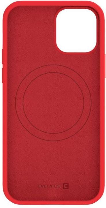 Produktbild Evelatus Back panel cover Apple iPhone 12 / 12 Pro Premium Magsafe Soft Touch Silicone Case Red (Apple iPhone 12, Realme 12 Pro+)