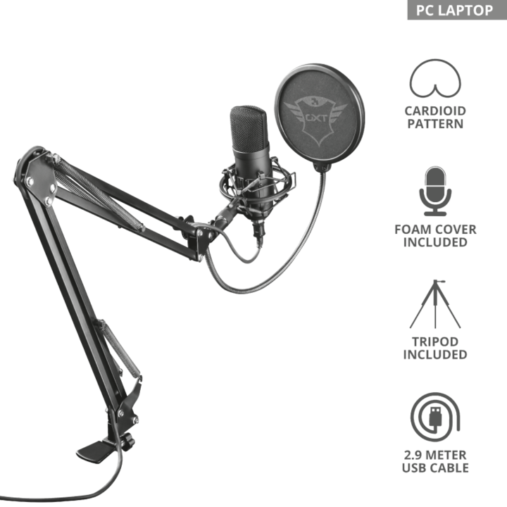 Produktbild Trust GXT 252+ Emita Plus