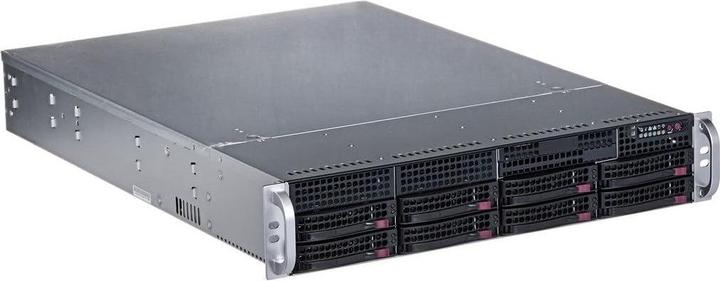 Actual product image Supermicro SC825 TQC-R802LPB - Rack mount - 2U