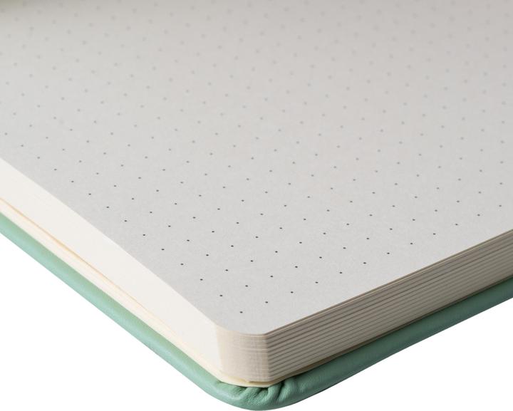 Actual product image Sakura Notizbuch quadratisch punktraster, japanischer kerrie Hardcover 160 Seiten (Dotted, Hardcover)