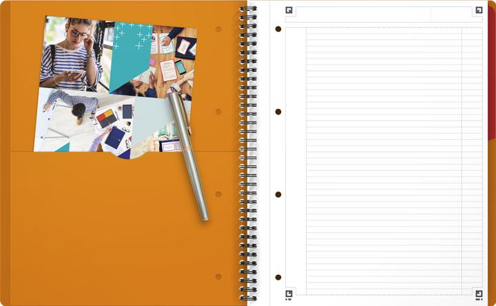 Image du produit Oxford Activebook A4 ligné (A4+, À rayures, Couverture souple)