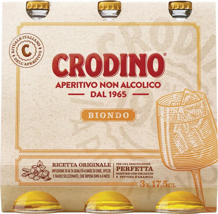 Immagine prodotto Crodino Biondo, 3x17.5cl