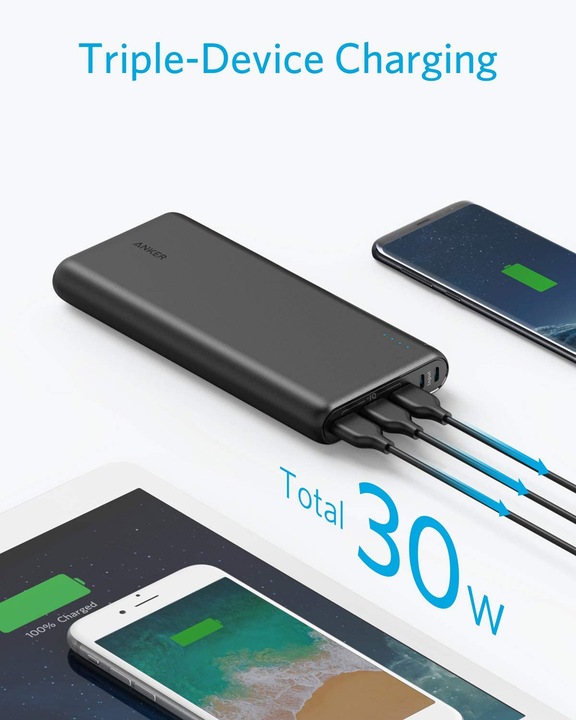Actual product image Anker PowerCore (26800 mAh, 30 W, 96.48 Wh)