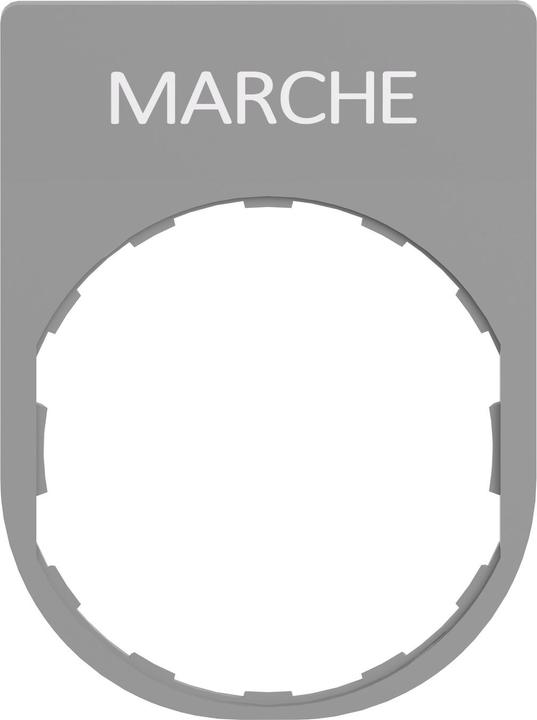 Actual product image Schneider Electric Label holder 30x40mm, with lettering ZBYP2103C0